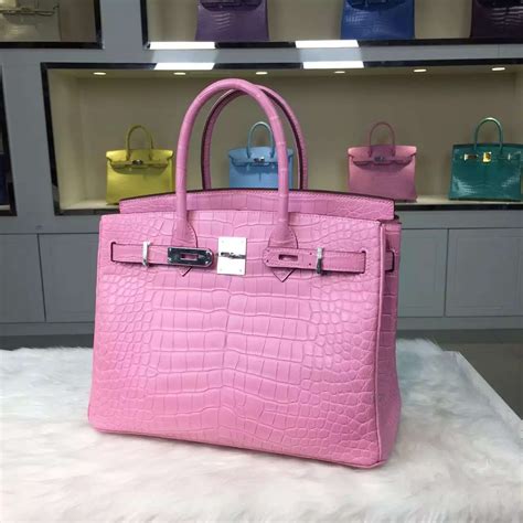 hermes birkin pink crocodile